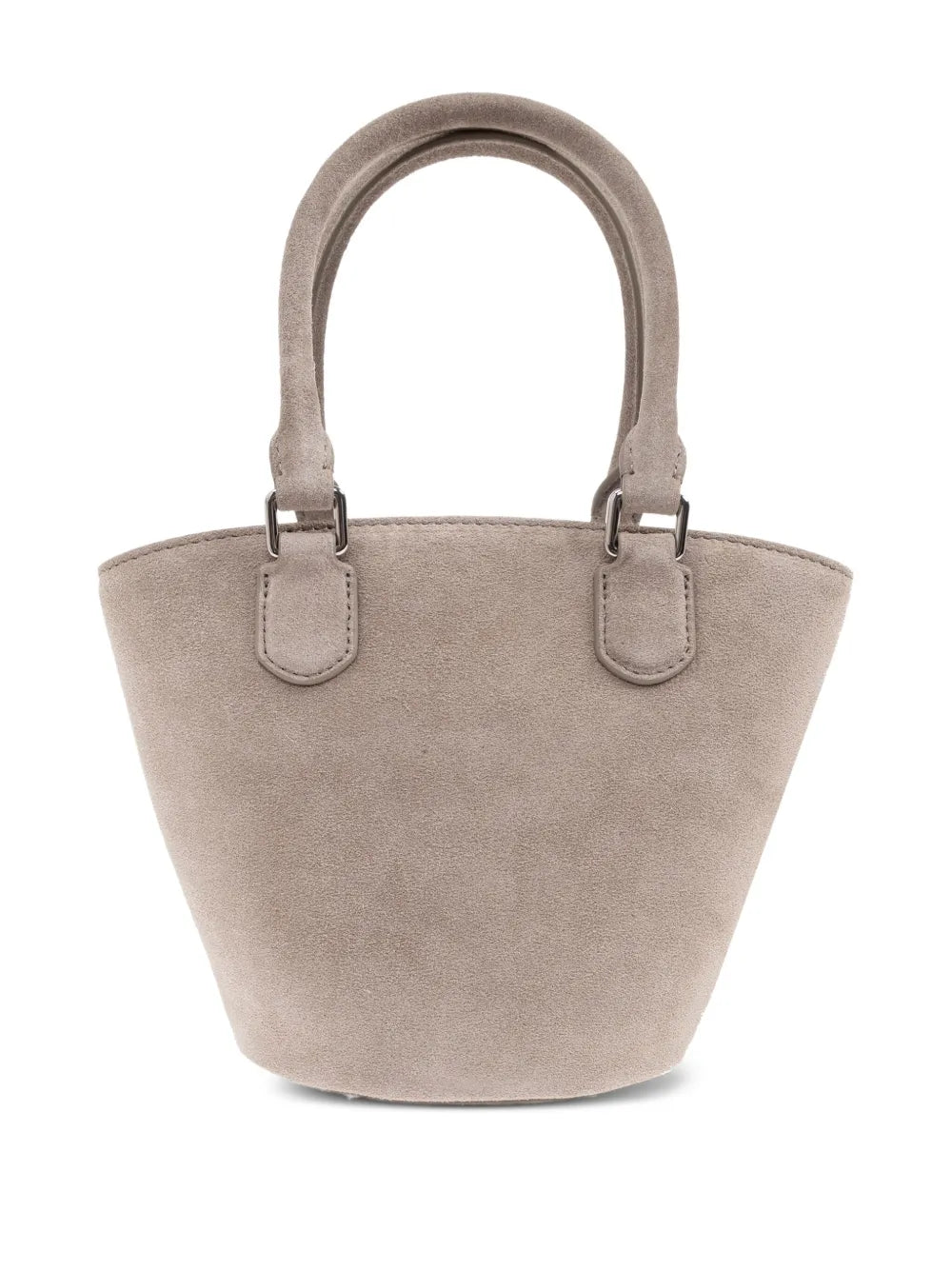 Self-Portraitcharm-detail suede bucket bag