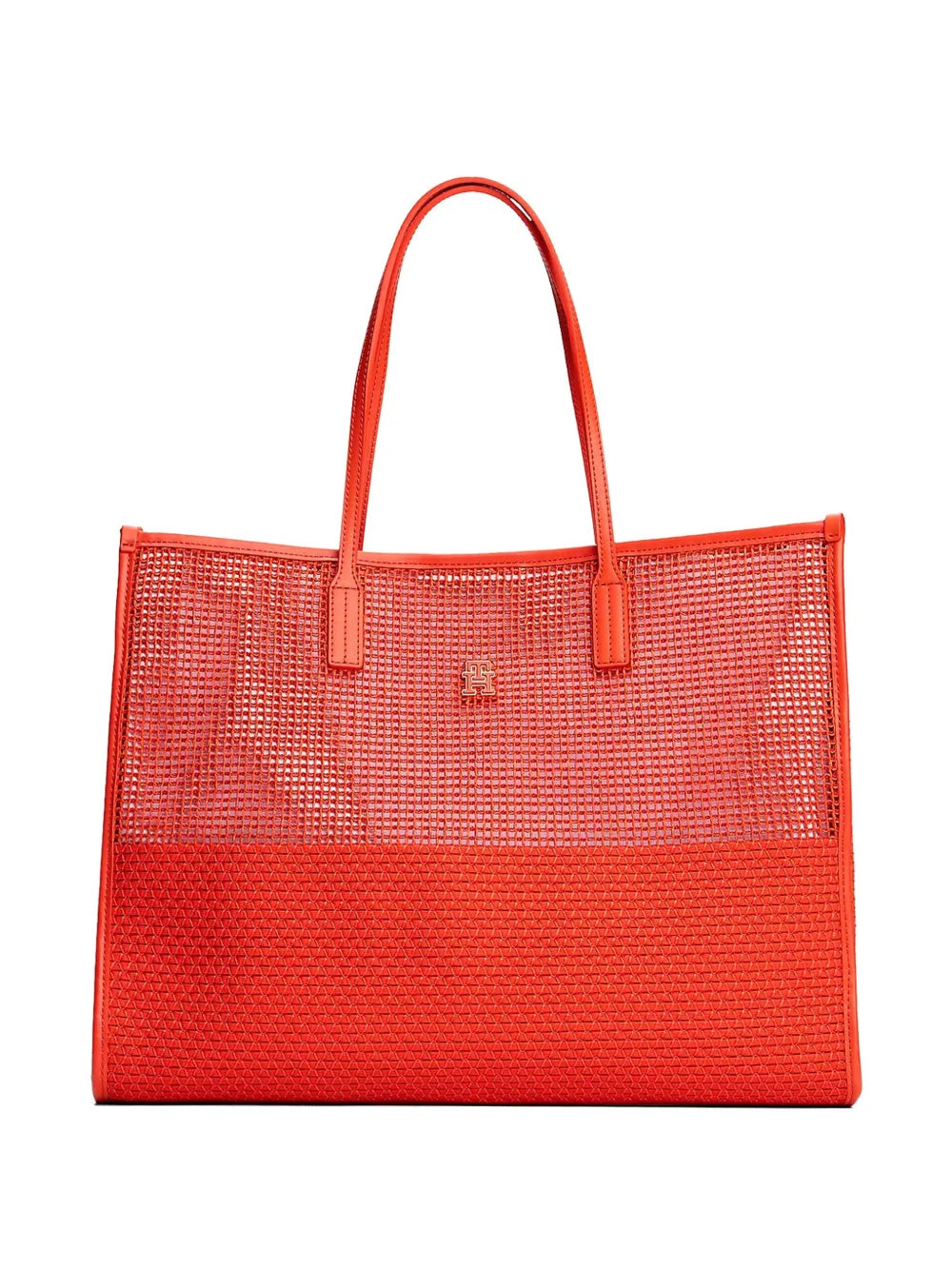 Tommy Hilfigermesh-panel tote bag