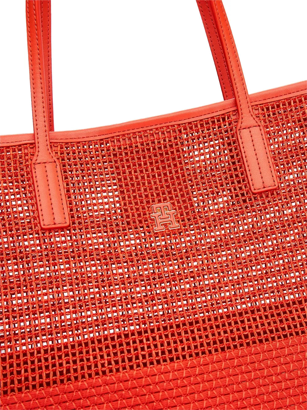 Tommy Hilfigermesh-panel tote bag