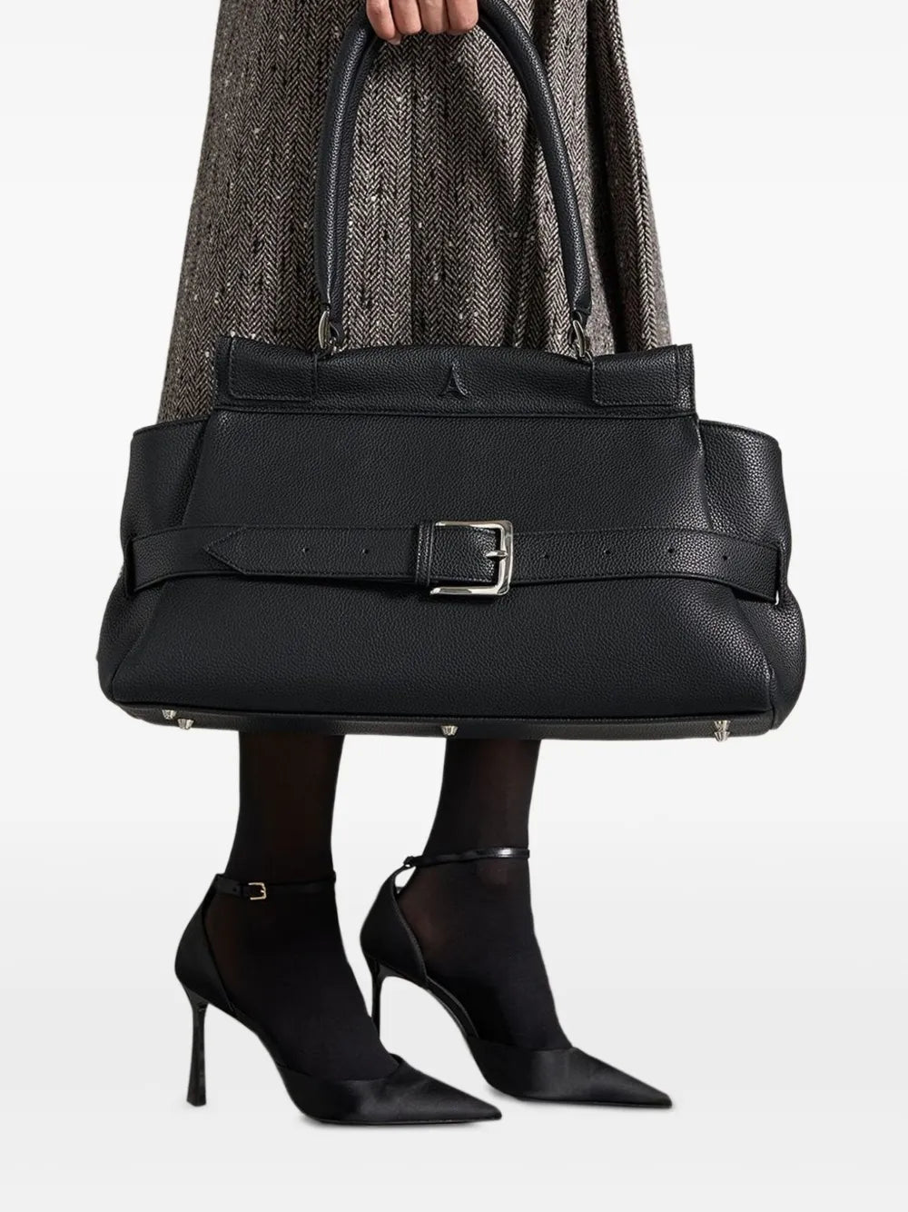 Manie De VoirCalais buckle-detail handbag