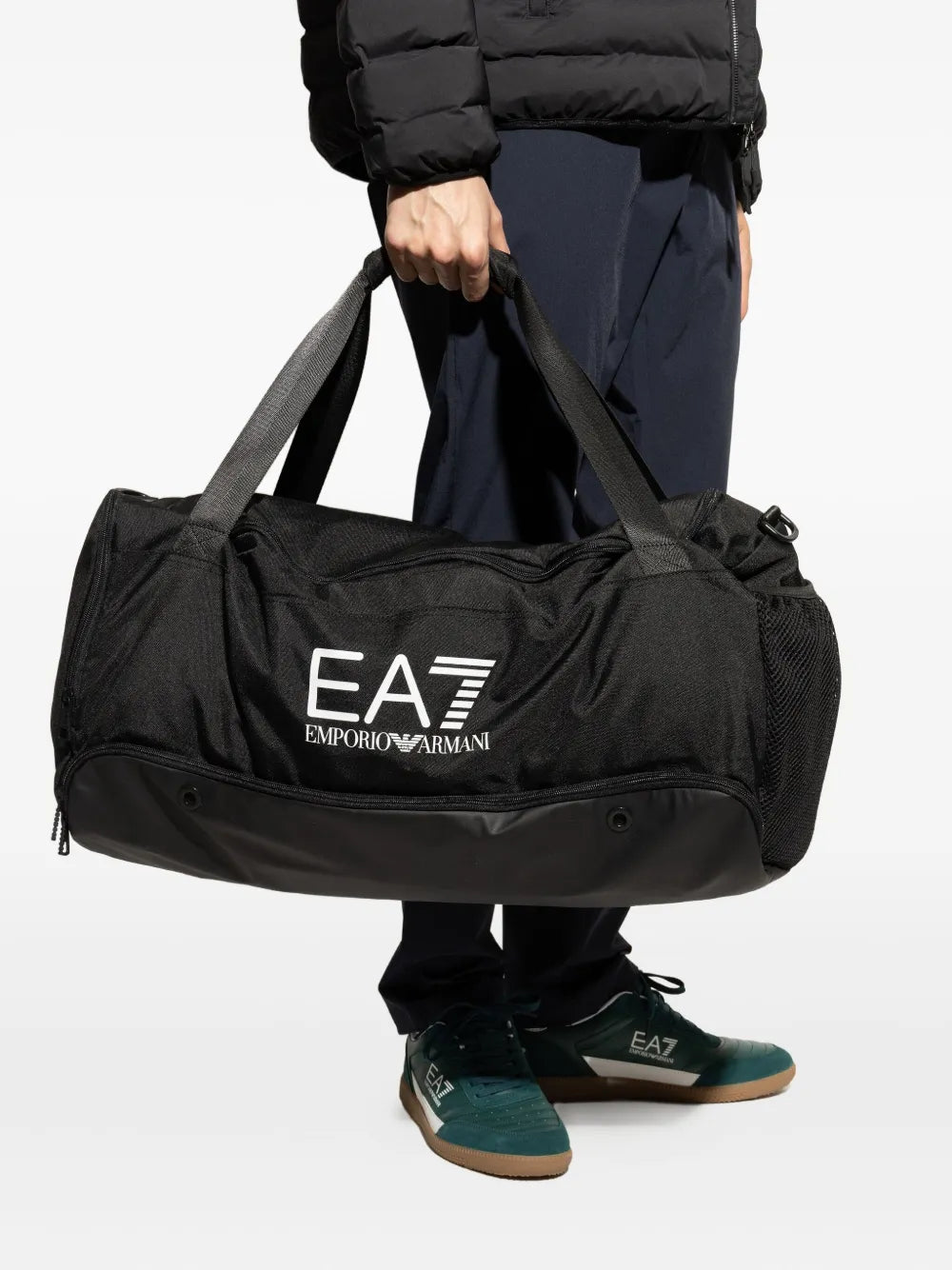 Ea7 Emporio Armani EA7 logo duffel bag