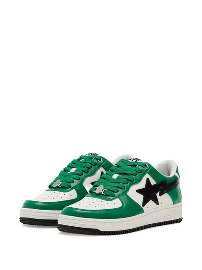 A Bathing Ape?Bapesta #3 M1 Star-Lightning Bolt Sneakers