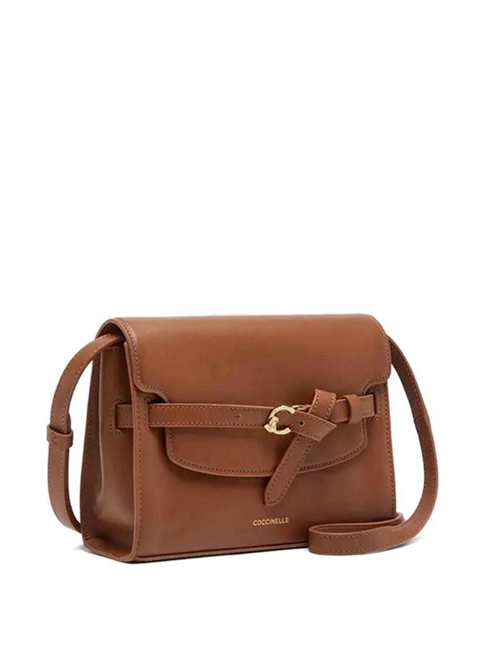 Coccinelleleather belt-buckle shoulder bag