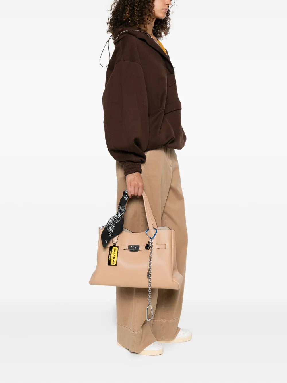 DKNYlarge Bryar chain-accented tote bag