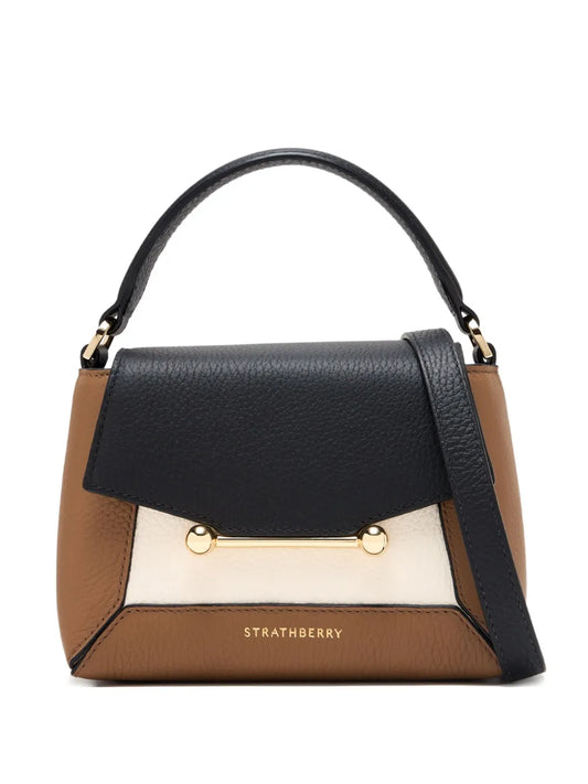 Strathberry Mosaic leather top-handle cross body bag