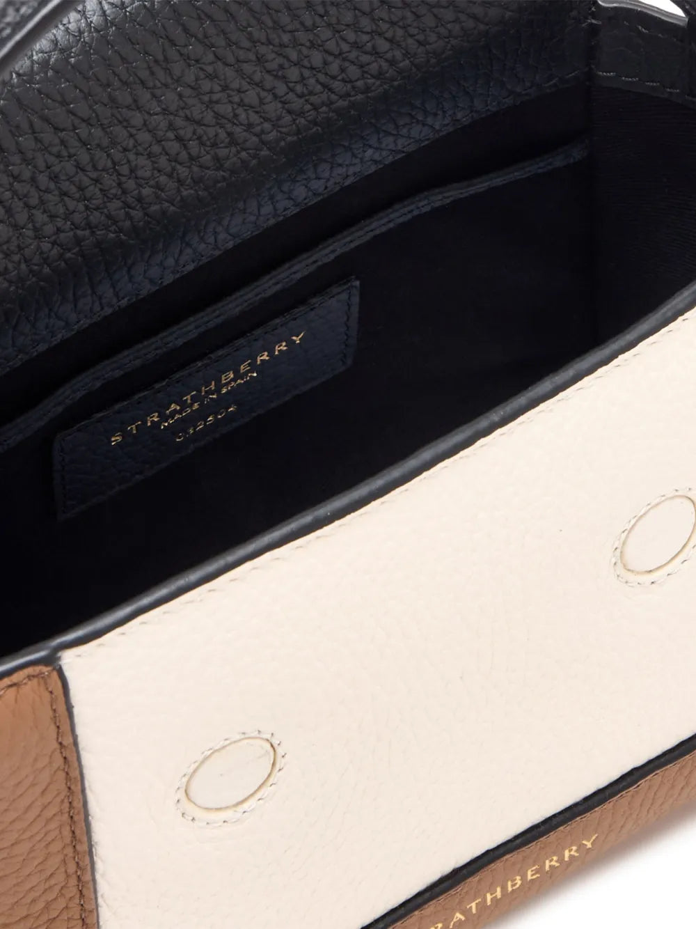 Strathberry Mosaic leather top-handle cross body bag
