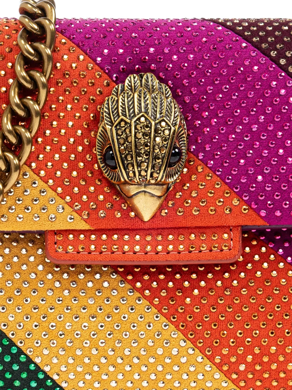 Kurt Geiger Londonmini Kensington crystal-embellished bag
