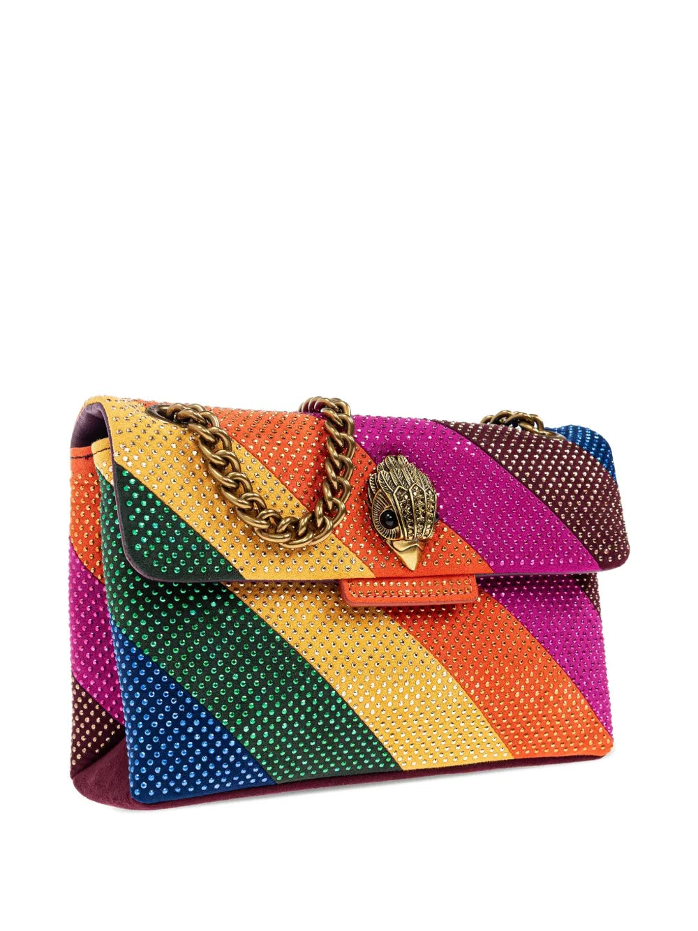 Kurt Geiger Londonmini Kensington crystal-embellished bag
