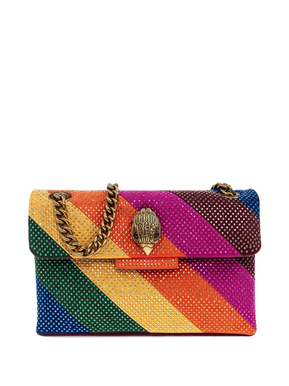 Kurt Geiger Londonmini Kensington crystal-embellished bag