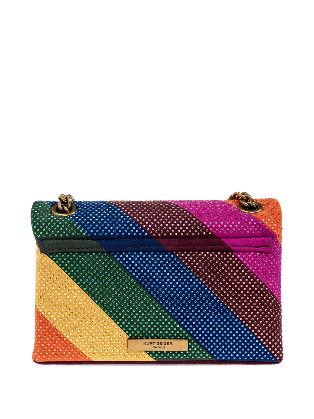 Kurt Geiger Londonmini Kensington crystal-embellished bag