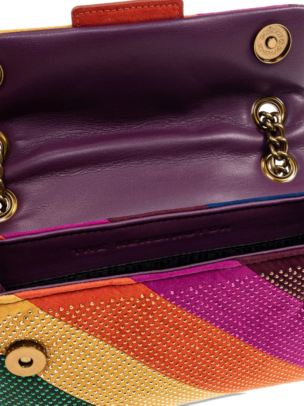 Kurt Geiger Londonmini Kensington crystal-embellished bag