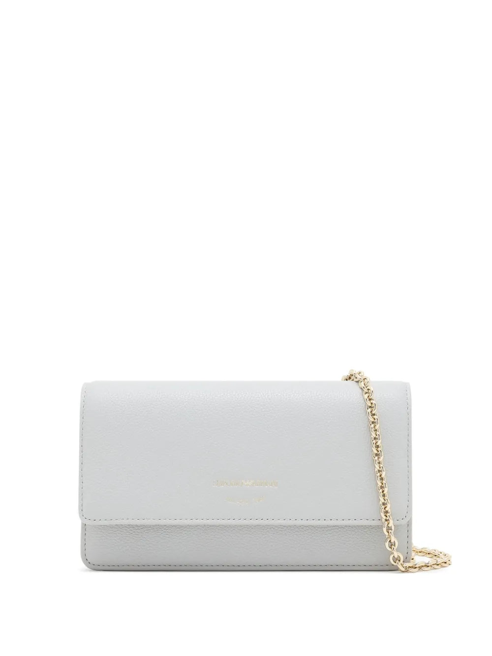 Emporio Armanichain-strap leather clutch bag