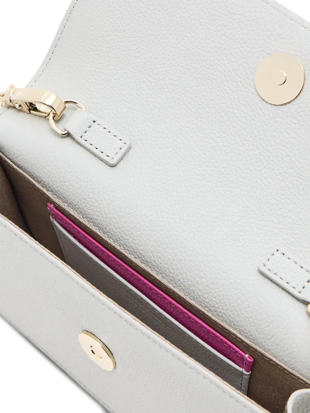 Emporio Armanichain-strap leather clutch bag