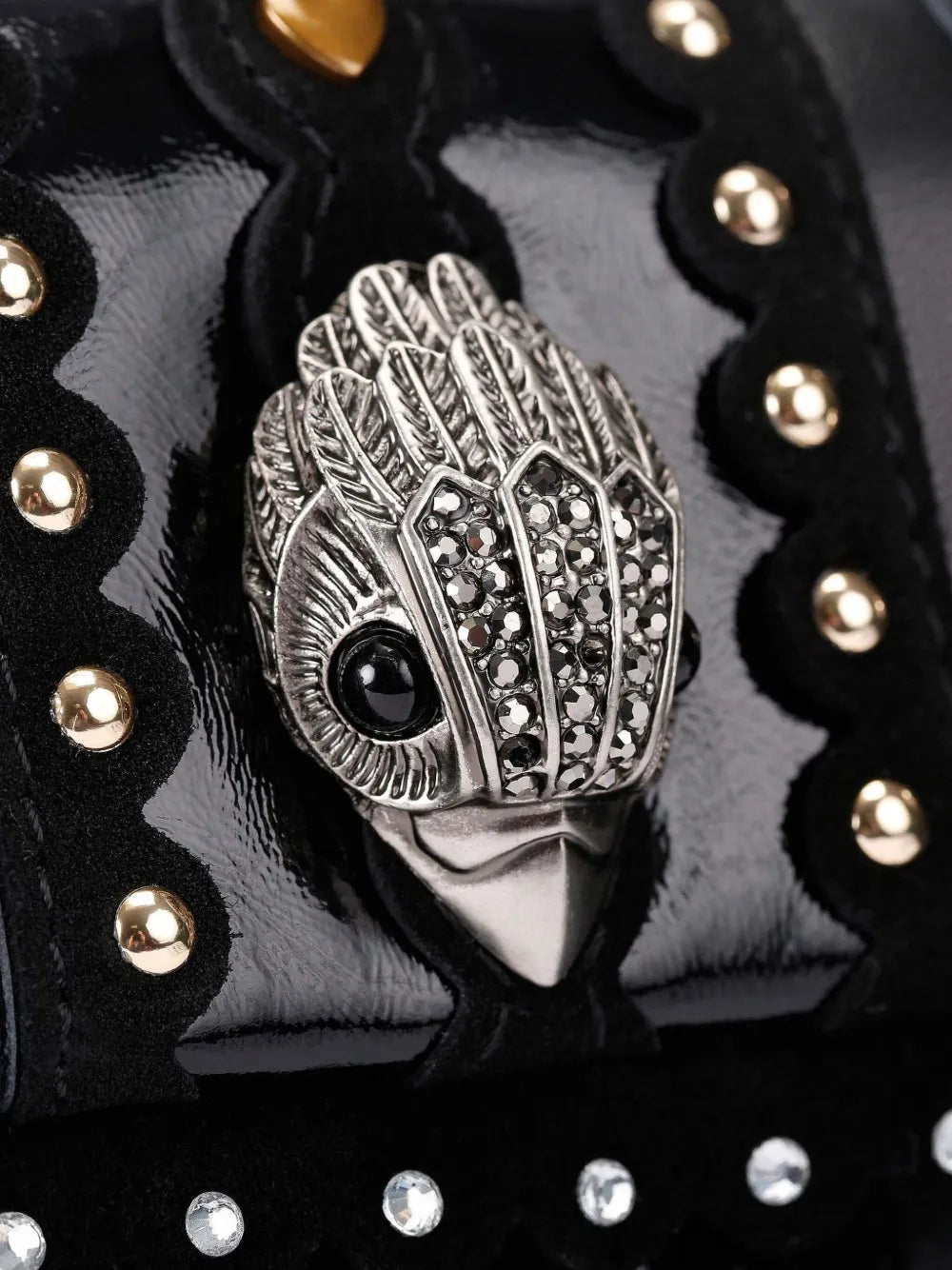 Kurt Geiger Londonmedium Kensington stud-embellished cross body bag