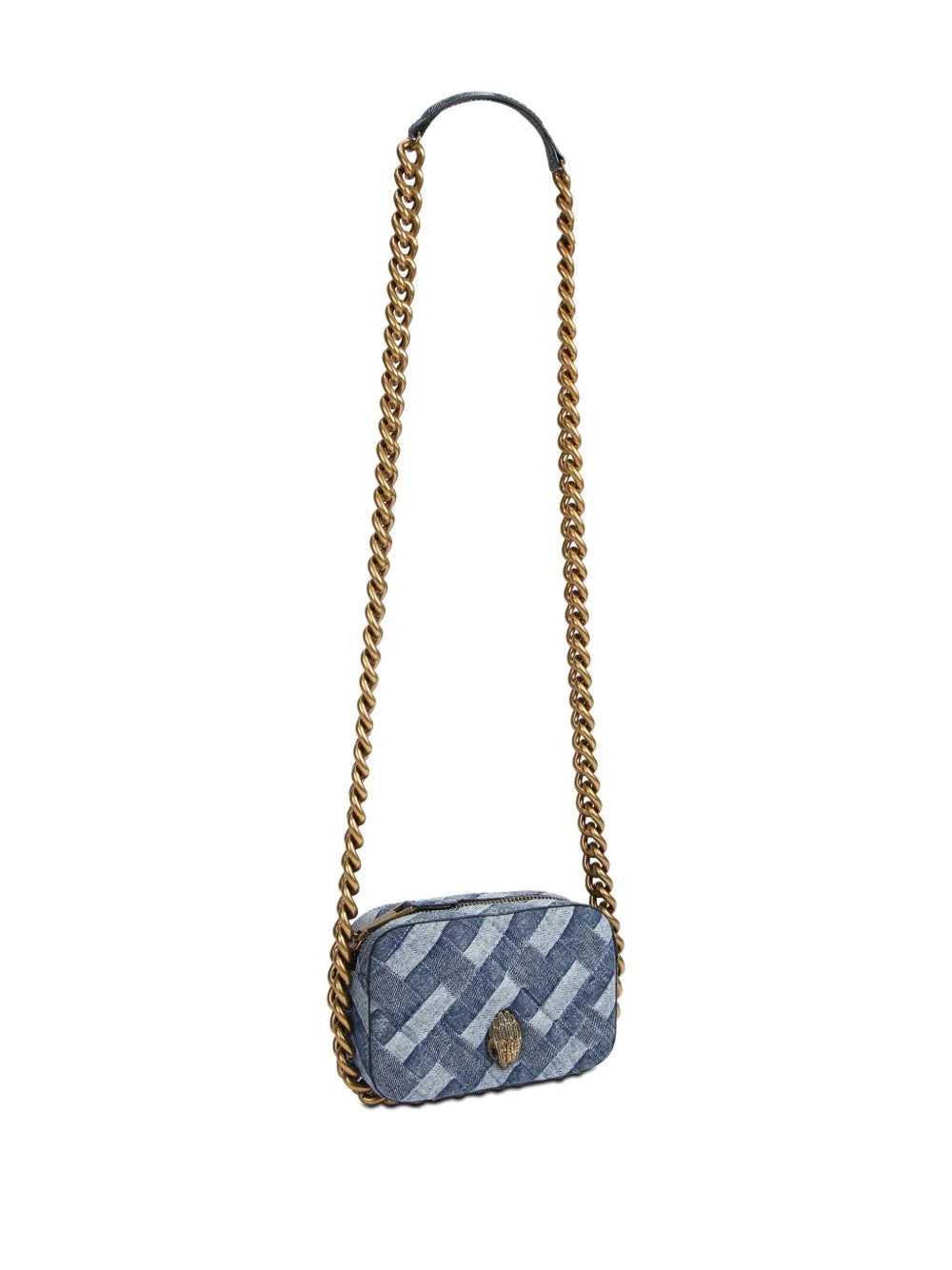 KG Kurt Geigersmall Kensingtin denim chain-strap crossbody bag