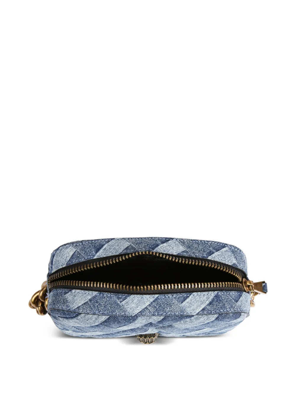 KG Kurt Geigersmall Kensingtin denim chain-strap crossbody bag