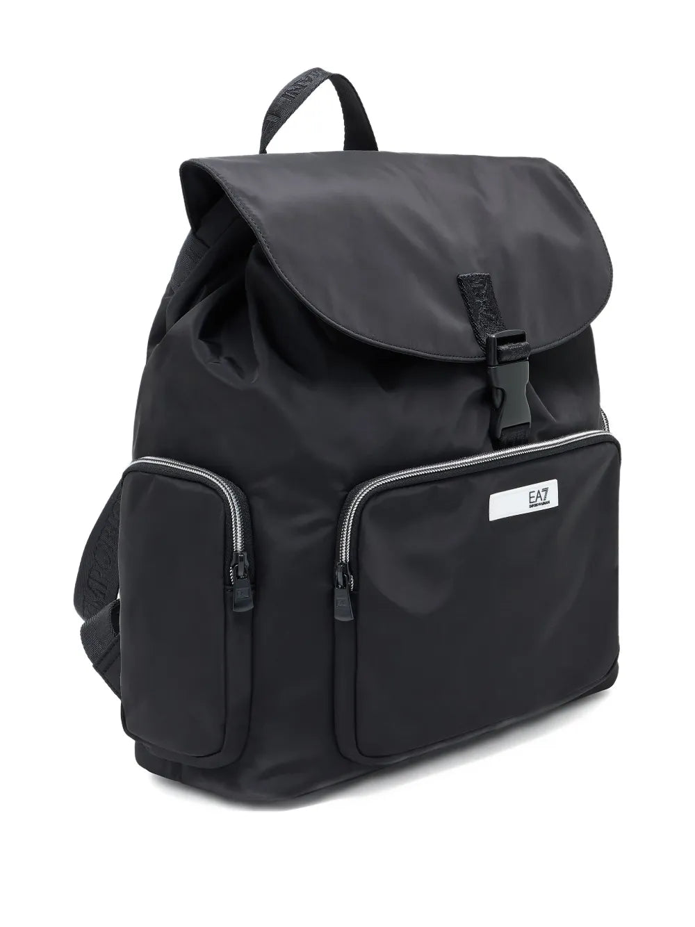 Ea7 Emporio Armanibuckle-fastening flap backpack