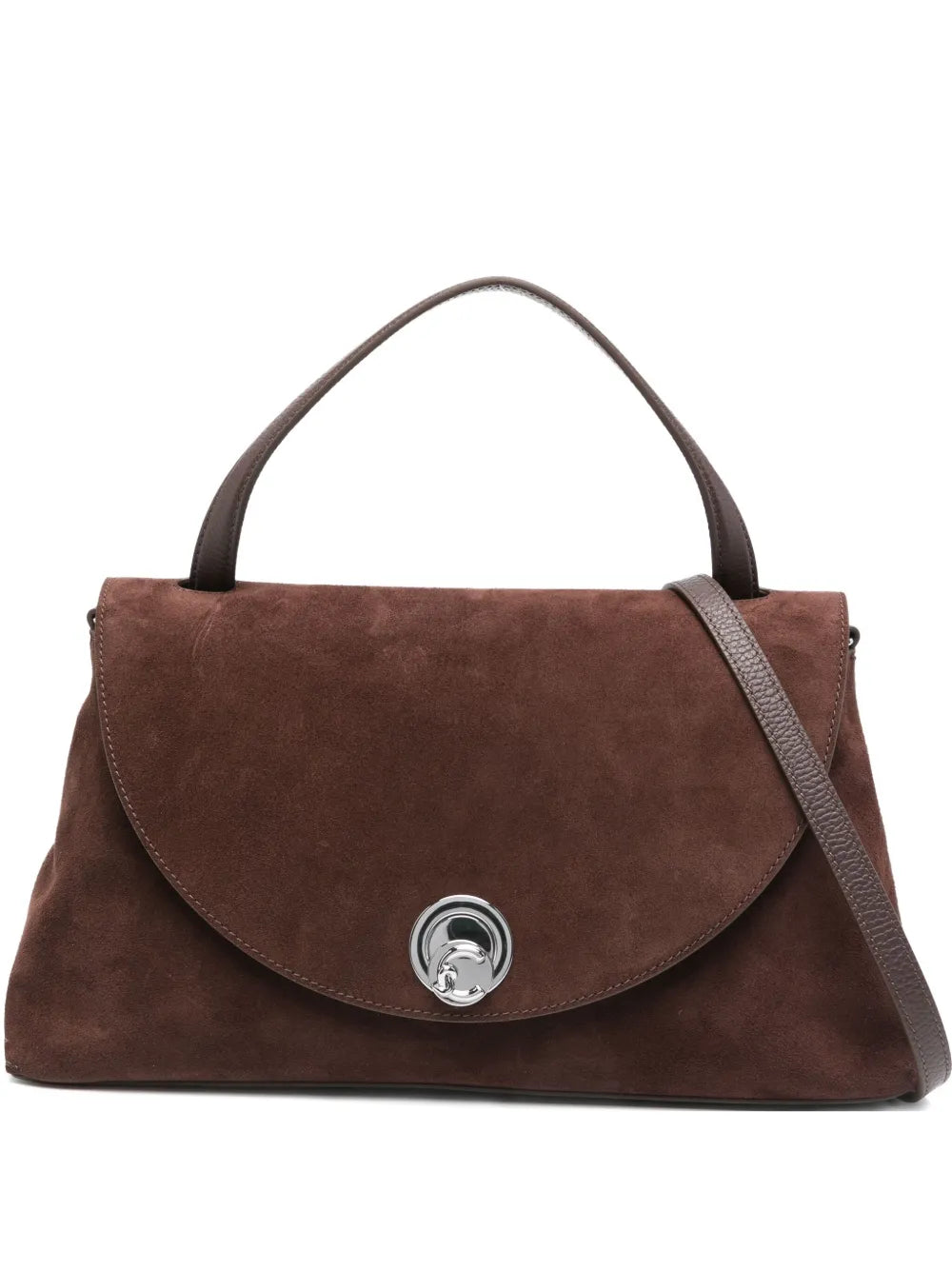 Coccinellelarge Nikla suede tote bag