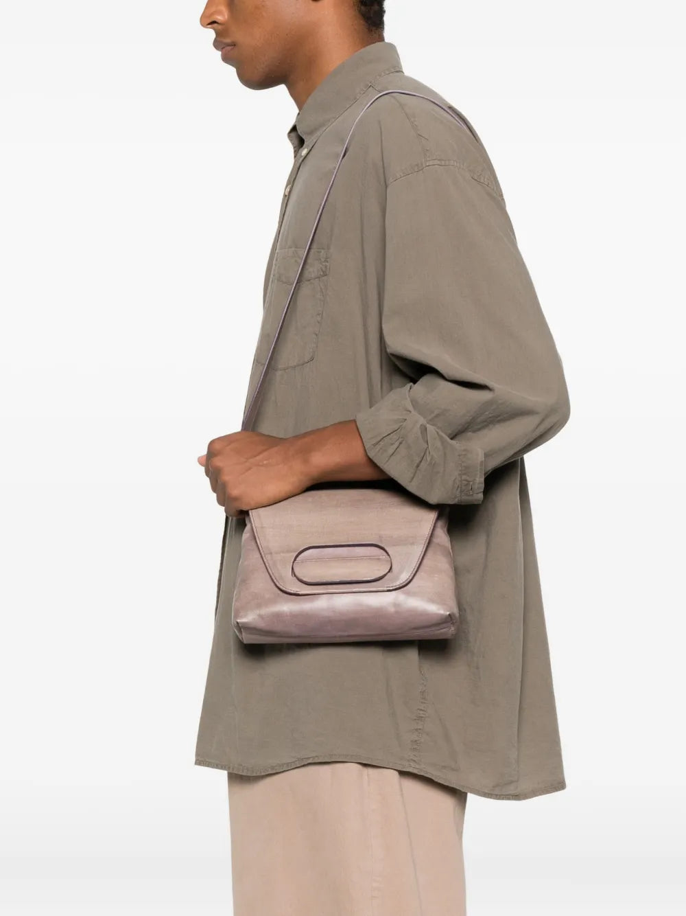 Cecchi De Rossicut-out flap shoulder bag