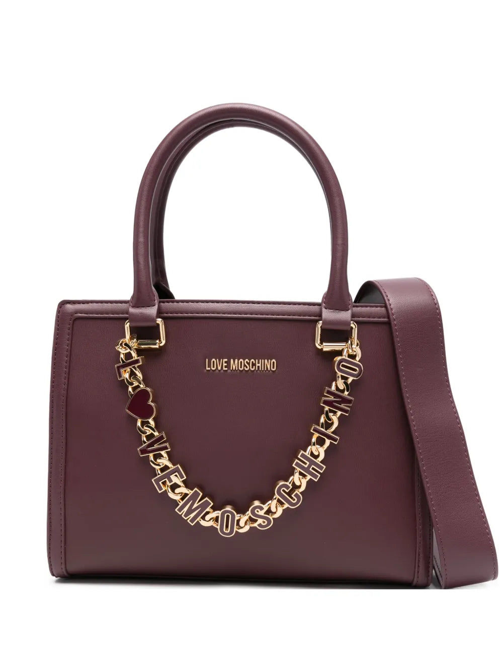 Love Moschinochain-embellished tote bag