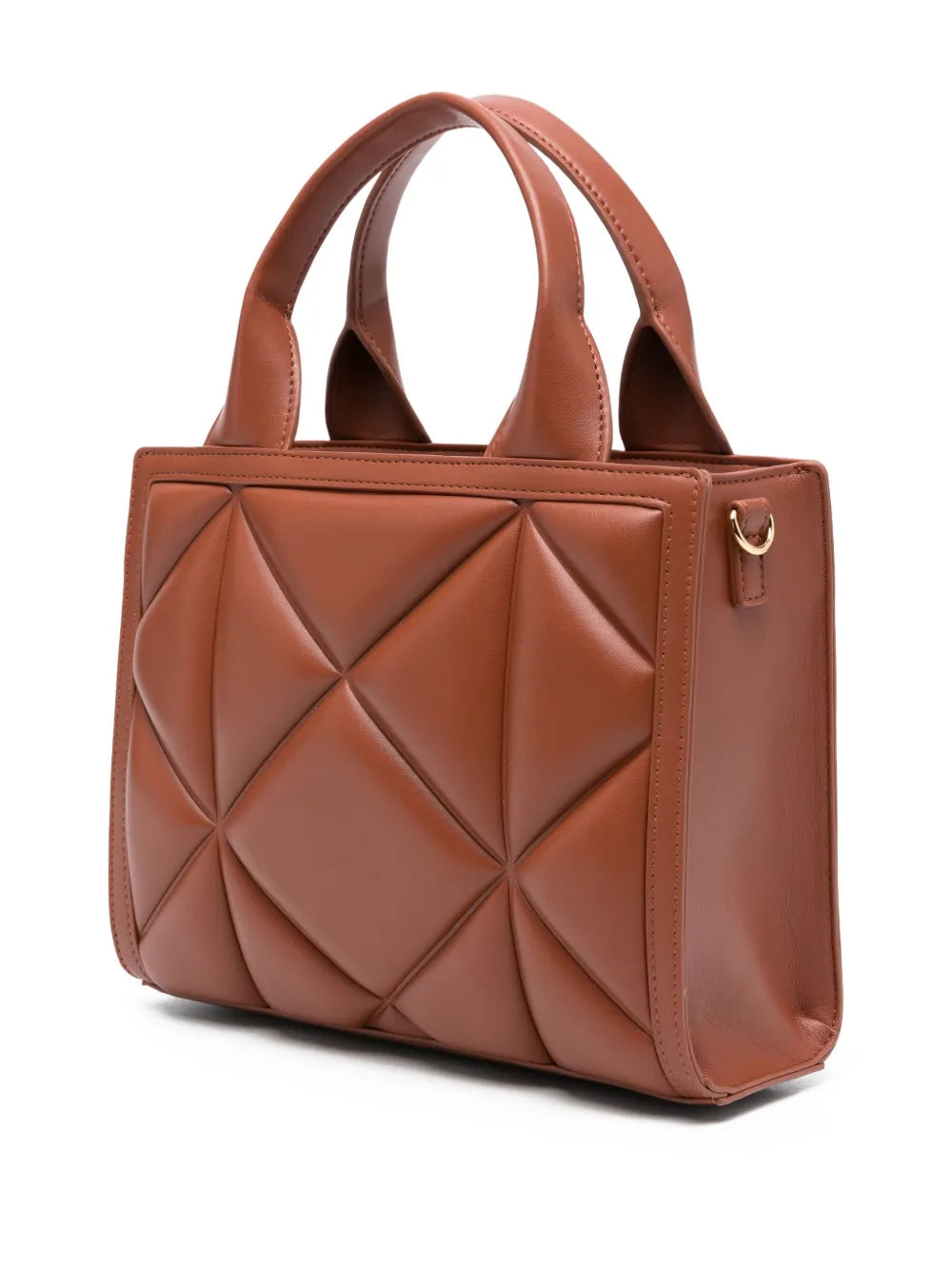 Love Moschinoquilted logo-plaque tote bag