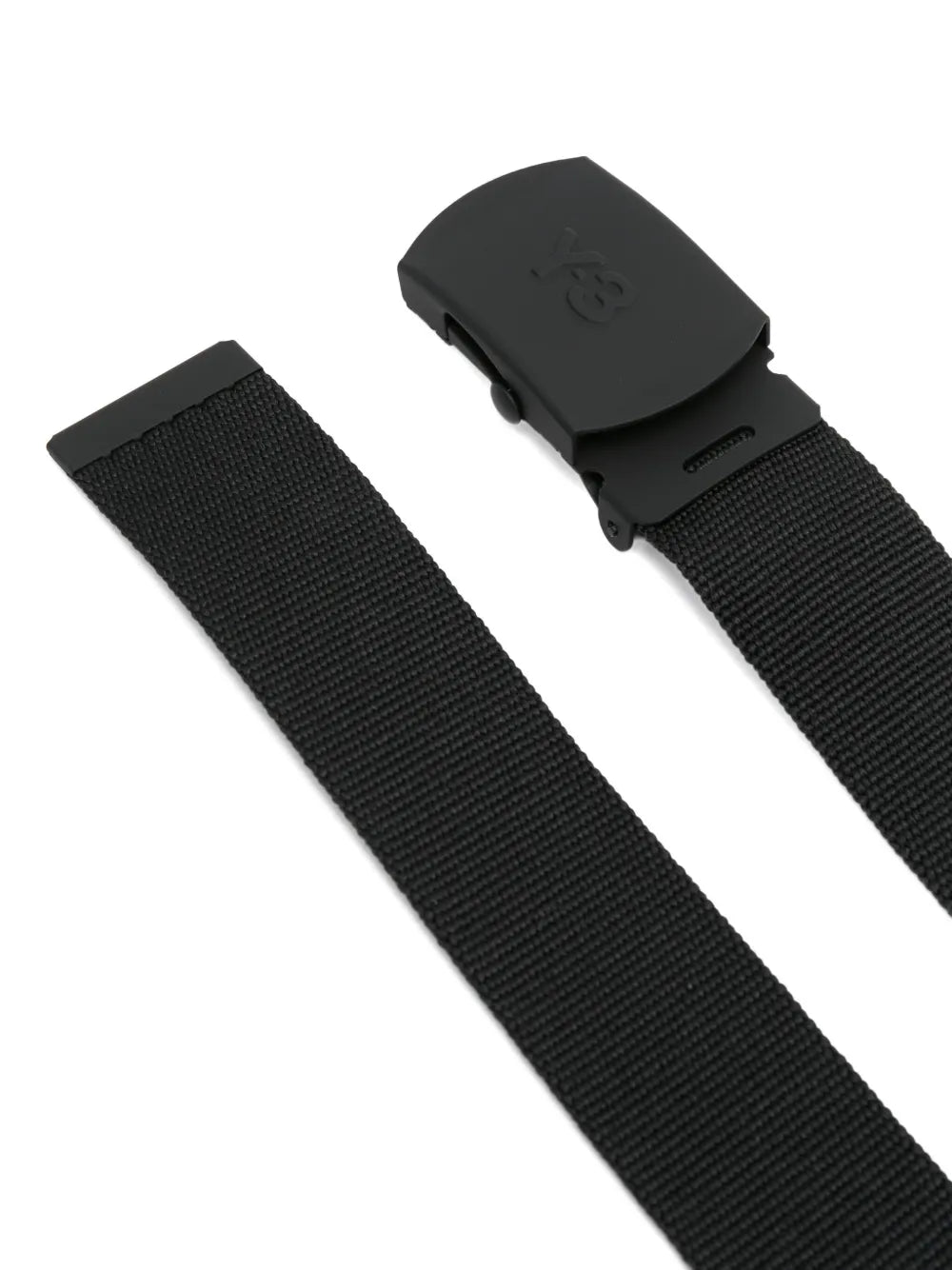 Y-3logo-embossed belt