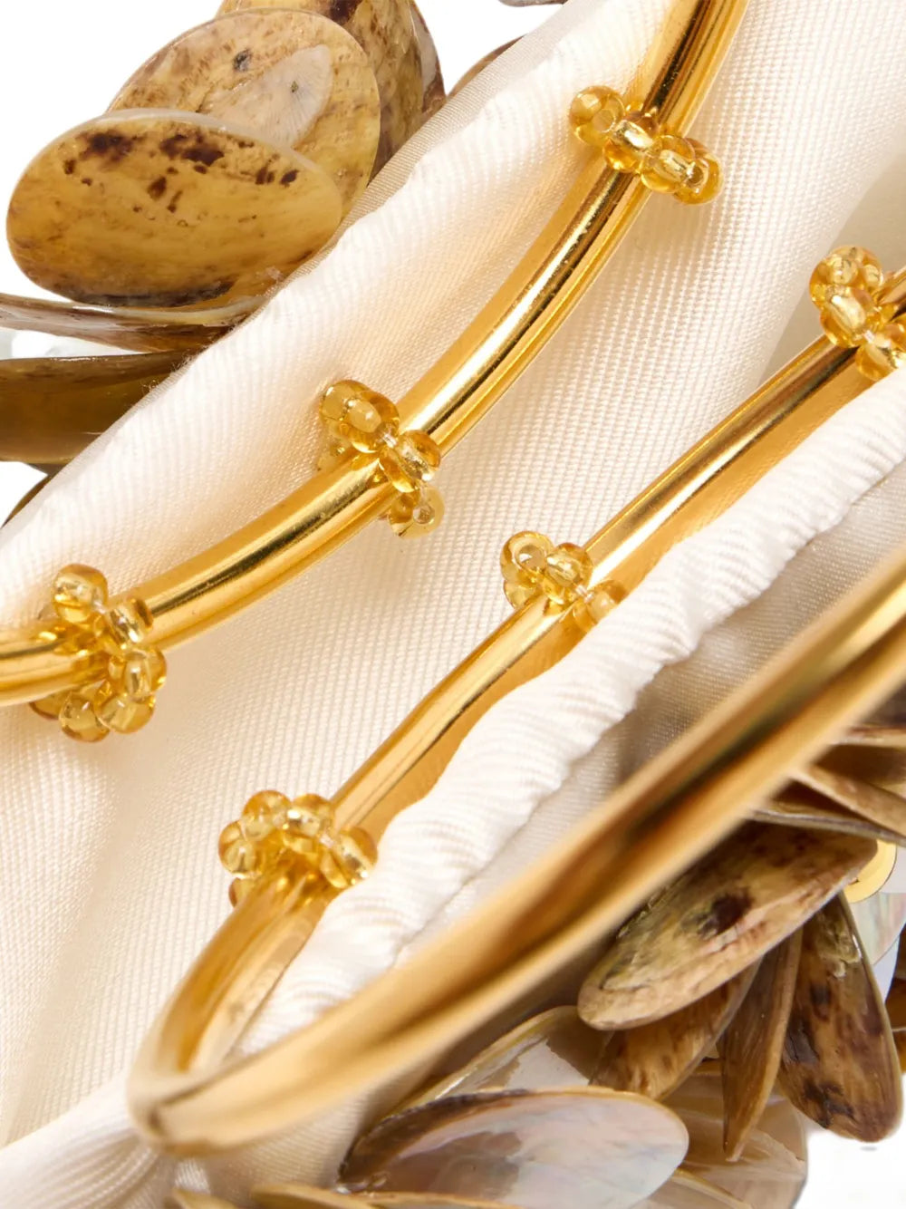 VaninaFleurs de Shells clutch bag