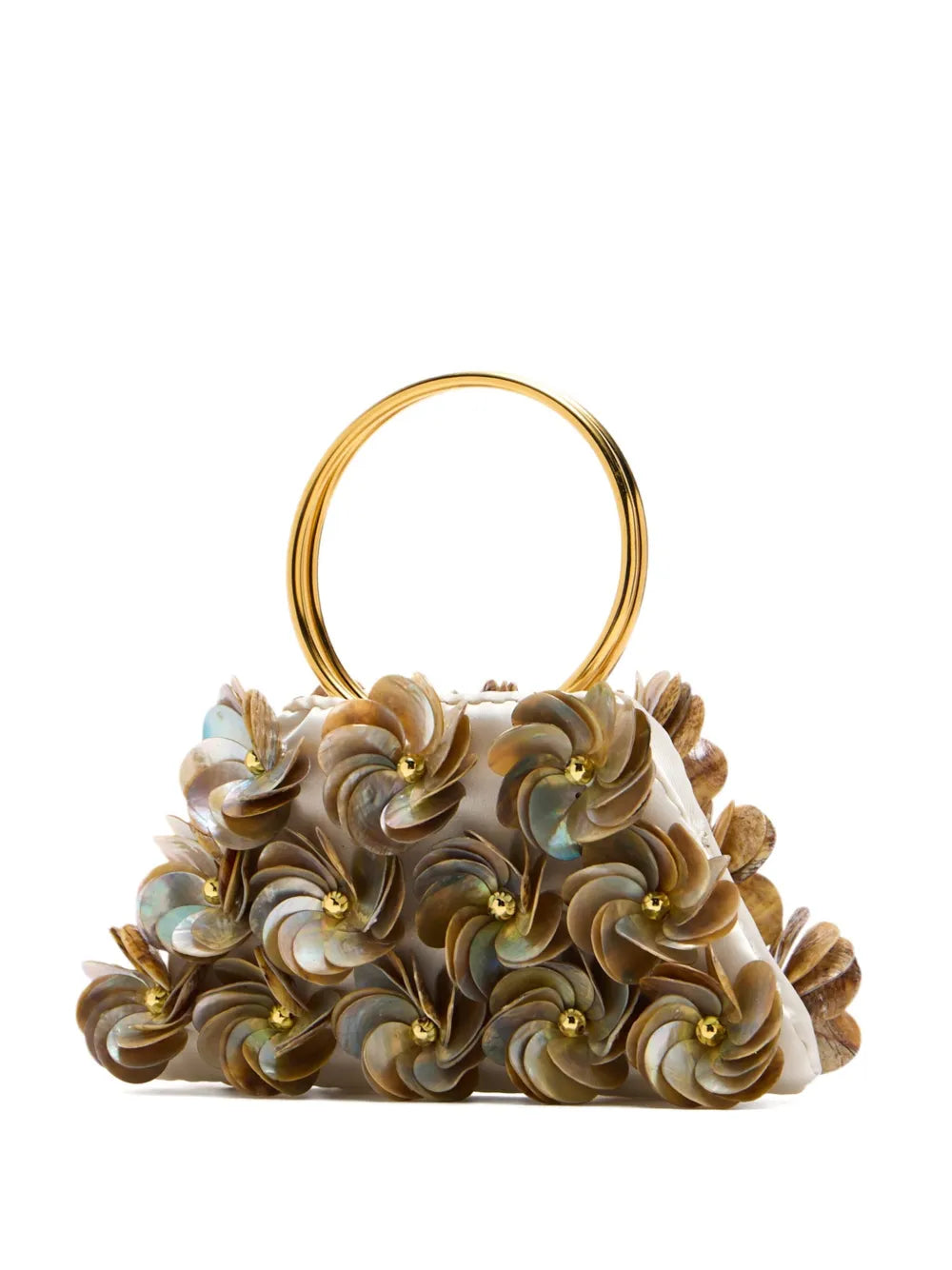 VaninaFleurs de Shells clutch bag