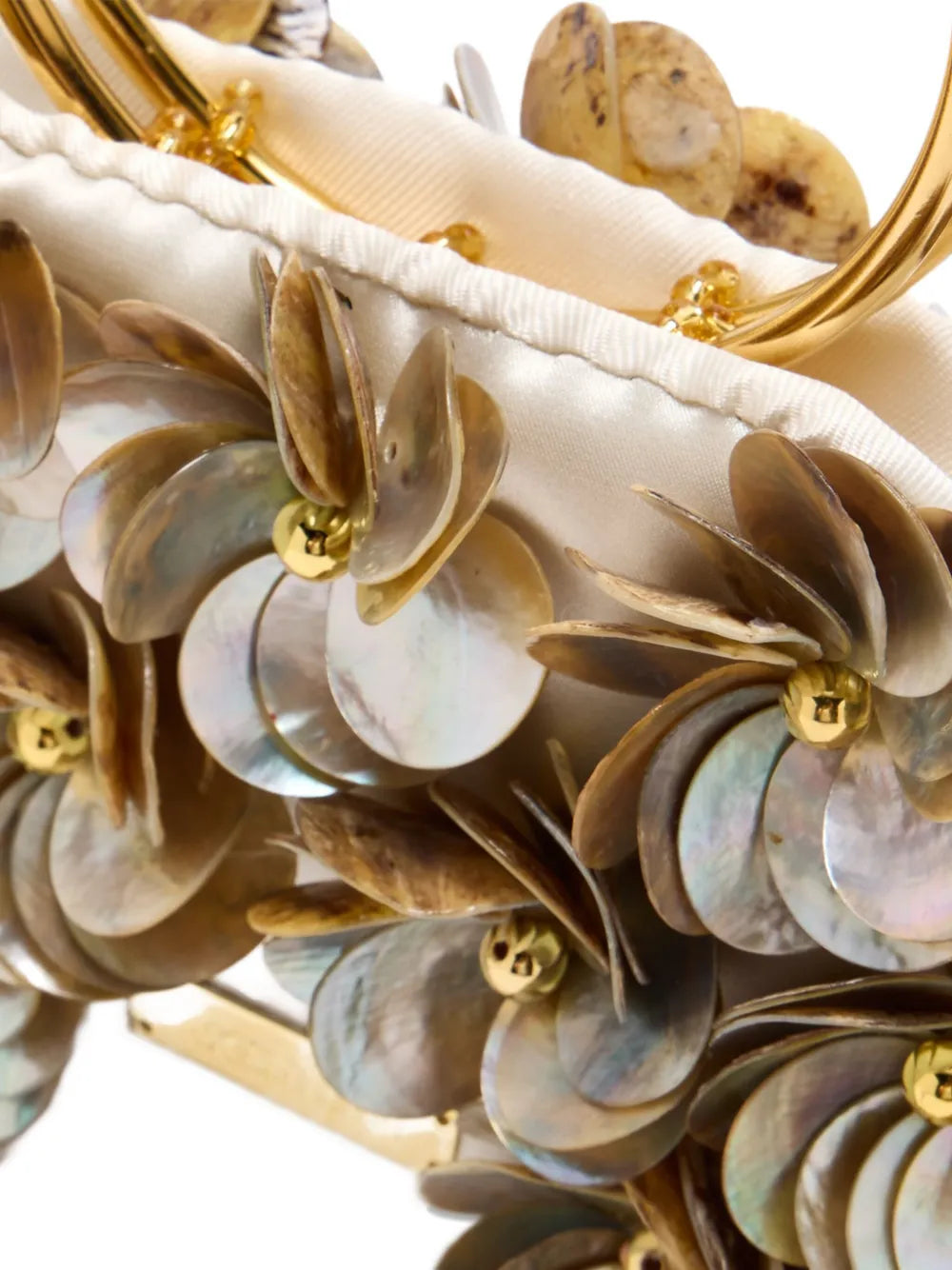 VaninaFleurs de Shells clutch bag
