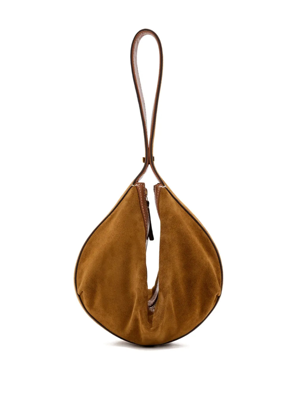 STAUDsuede zip-top satchel