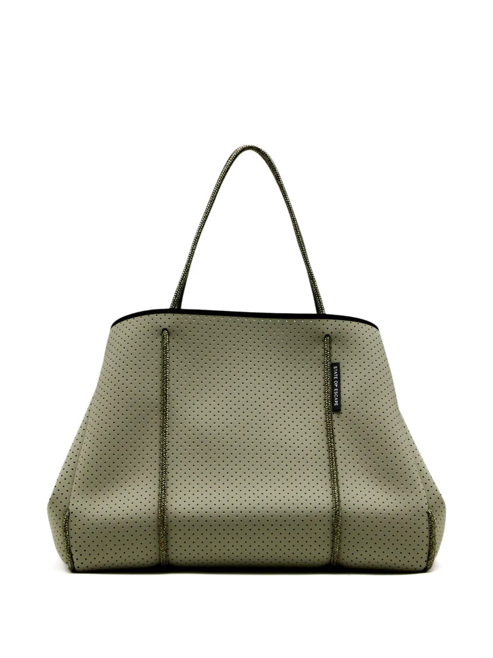 STATE OF ESCAPEEscape perforated-detail tote bag