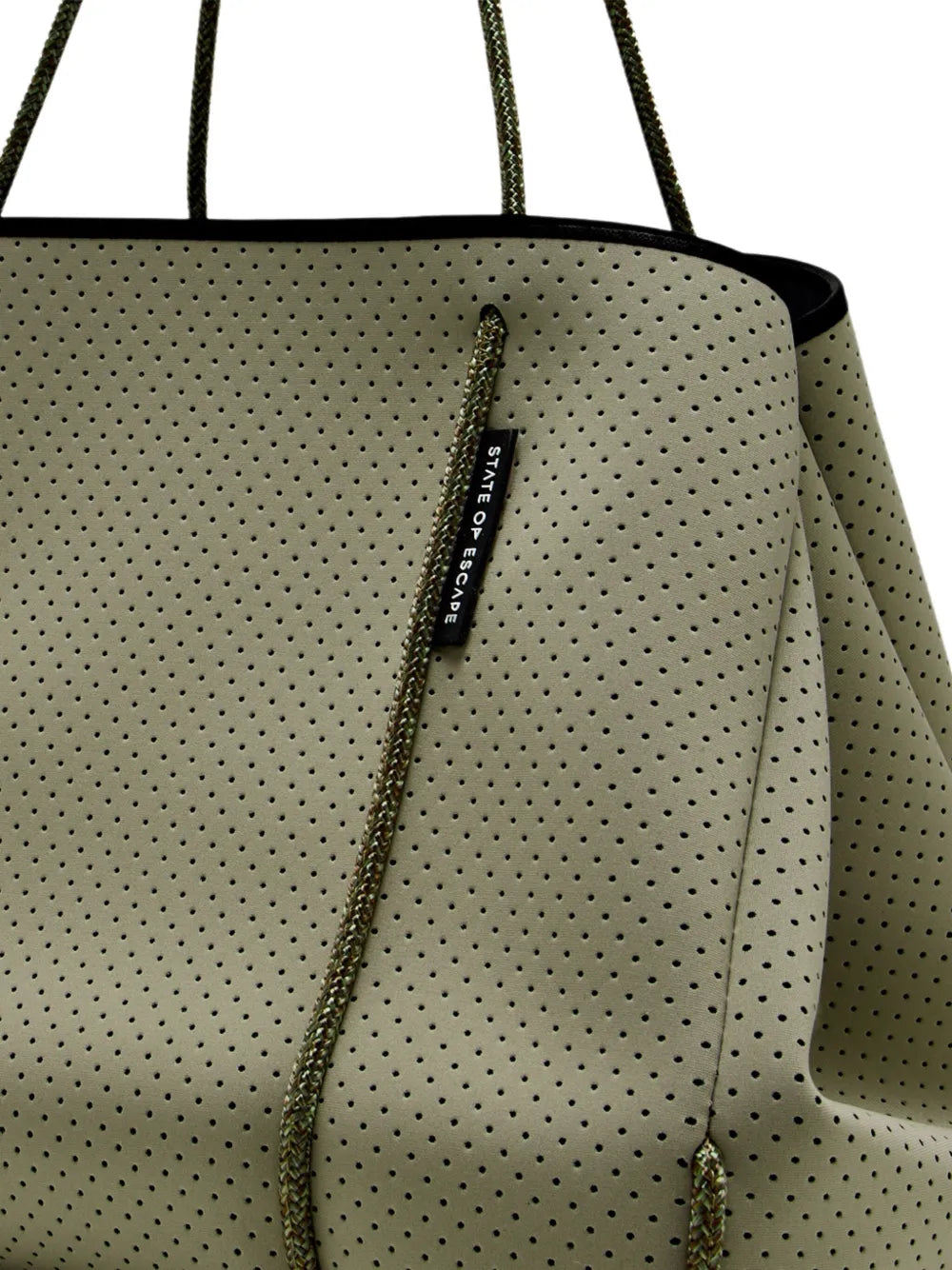 STATE OF ESCAPEEscape perforated-detail tote bag