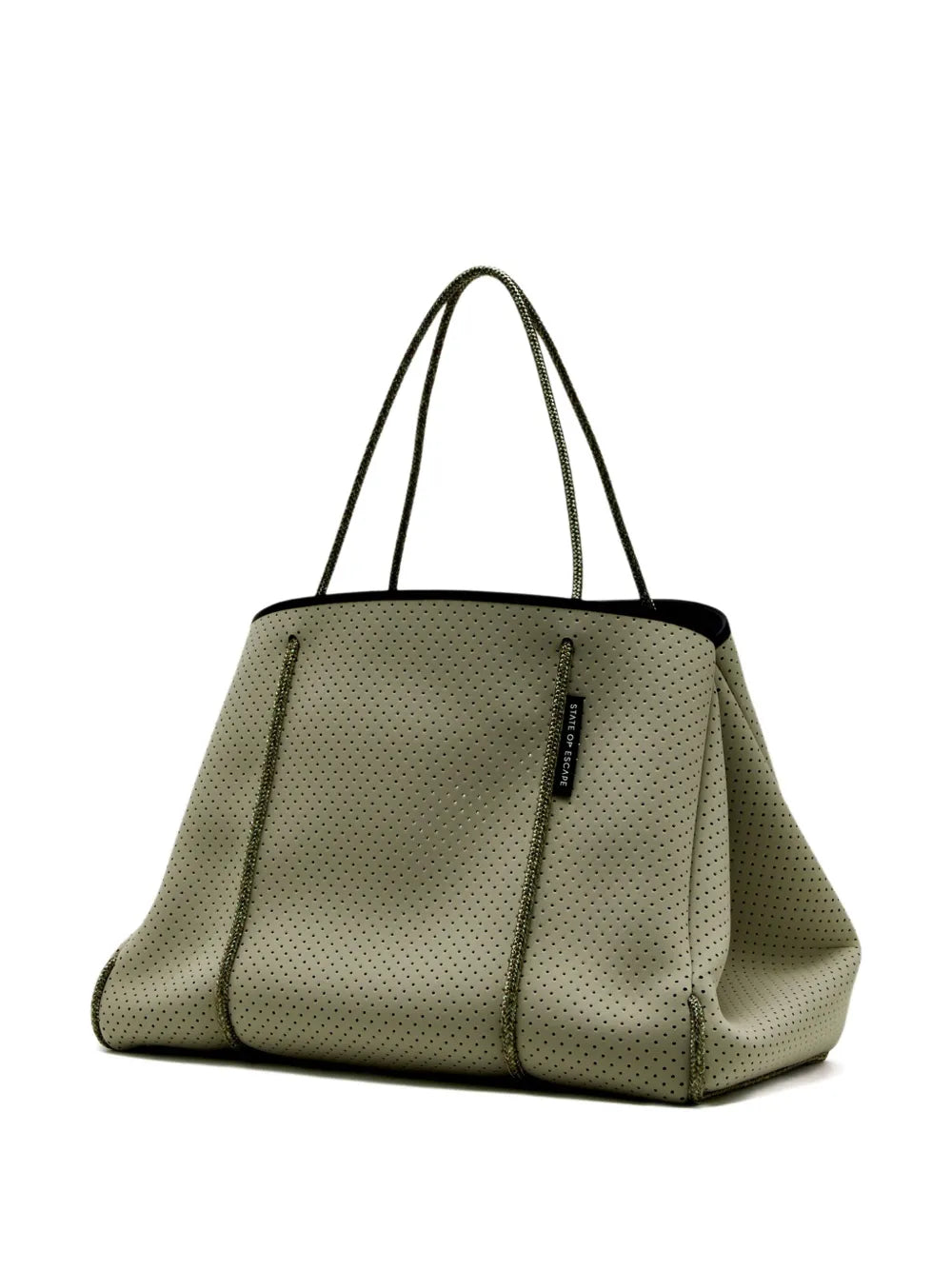 STATE OF ESCAPEEscape perforated-detail tote bag