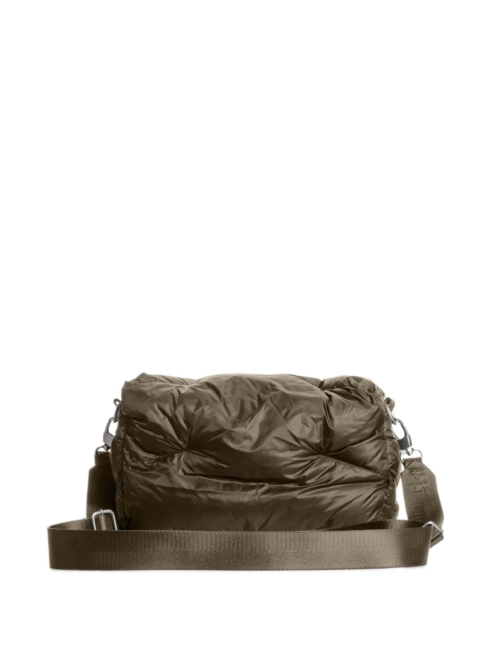 Parajumpersquilted logo-patch shoulder bag