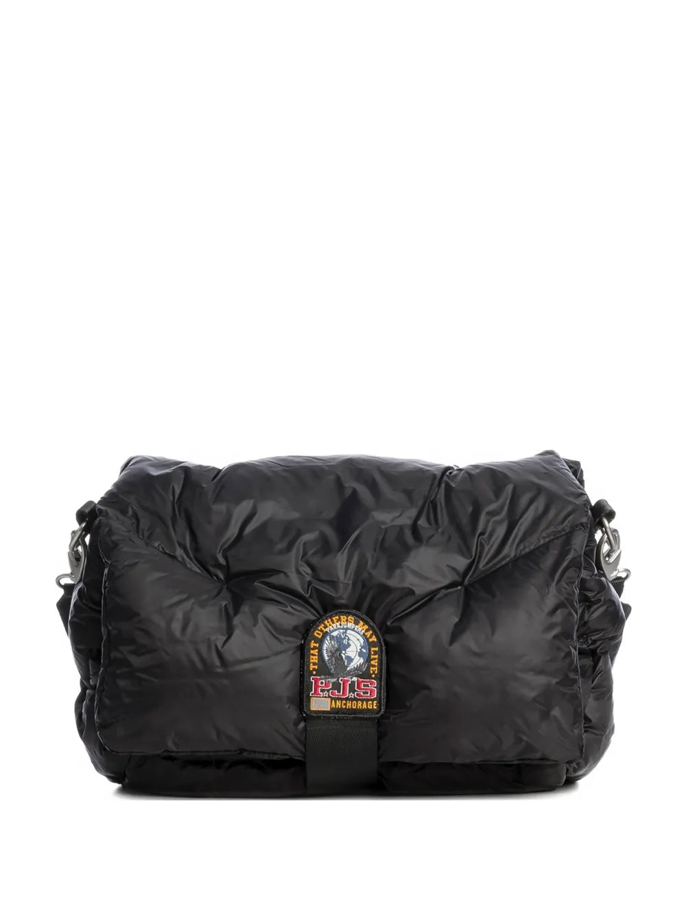 Parajumperslogo-patch quilted shoulder bag