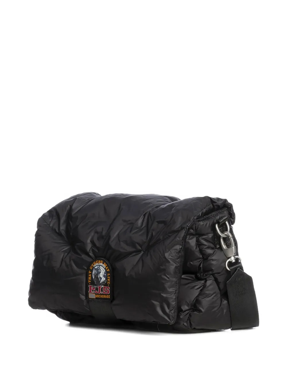 Parajumperslogo-patch quilted shoulder bag
