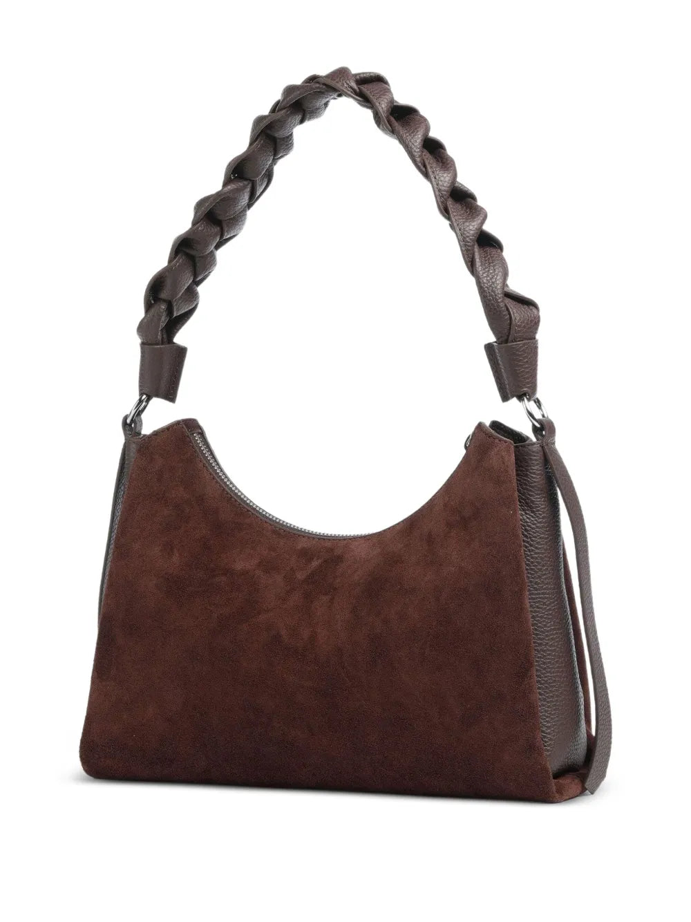 CoccinelleBoheme braided-handle suede shoulder bag