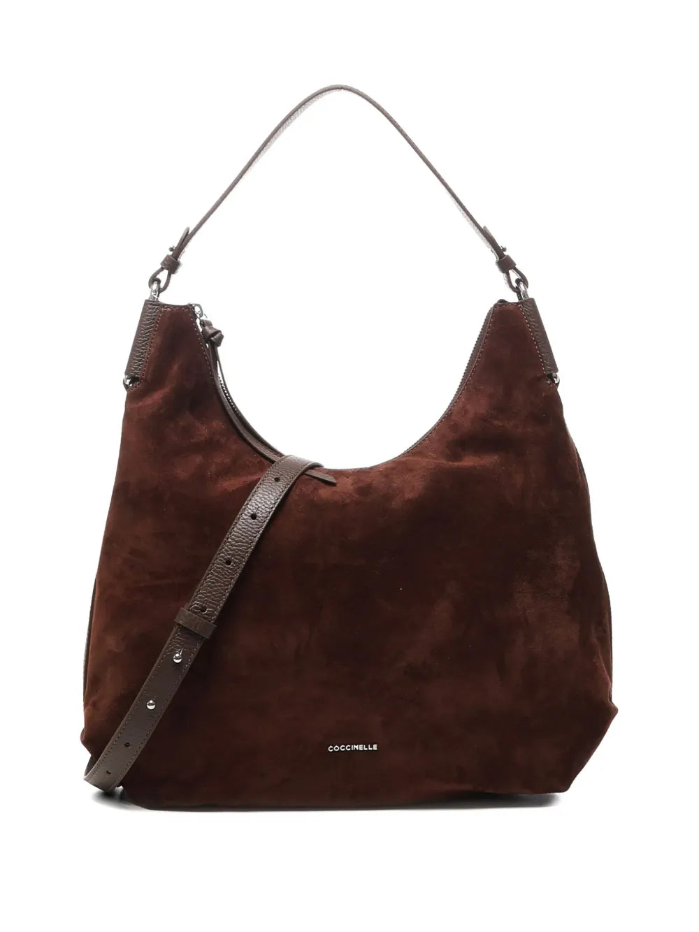 Coccinellesuede leather shoulder bag
