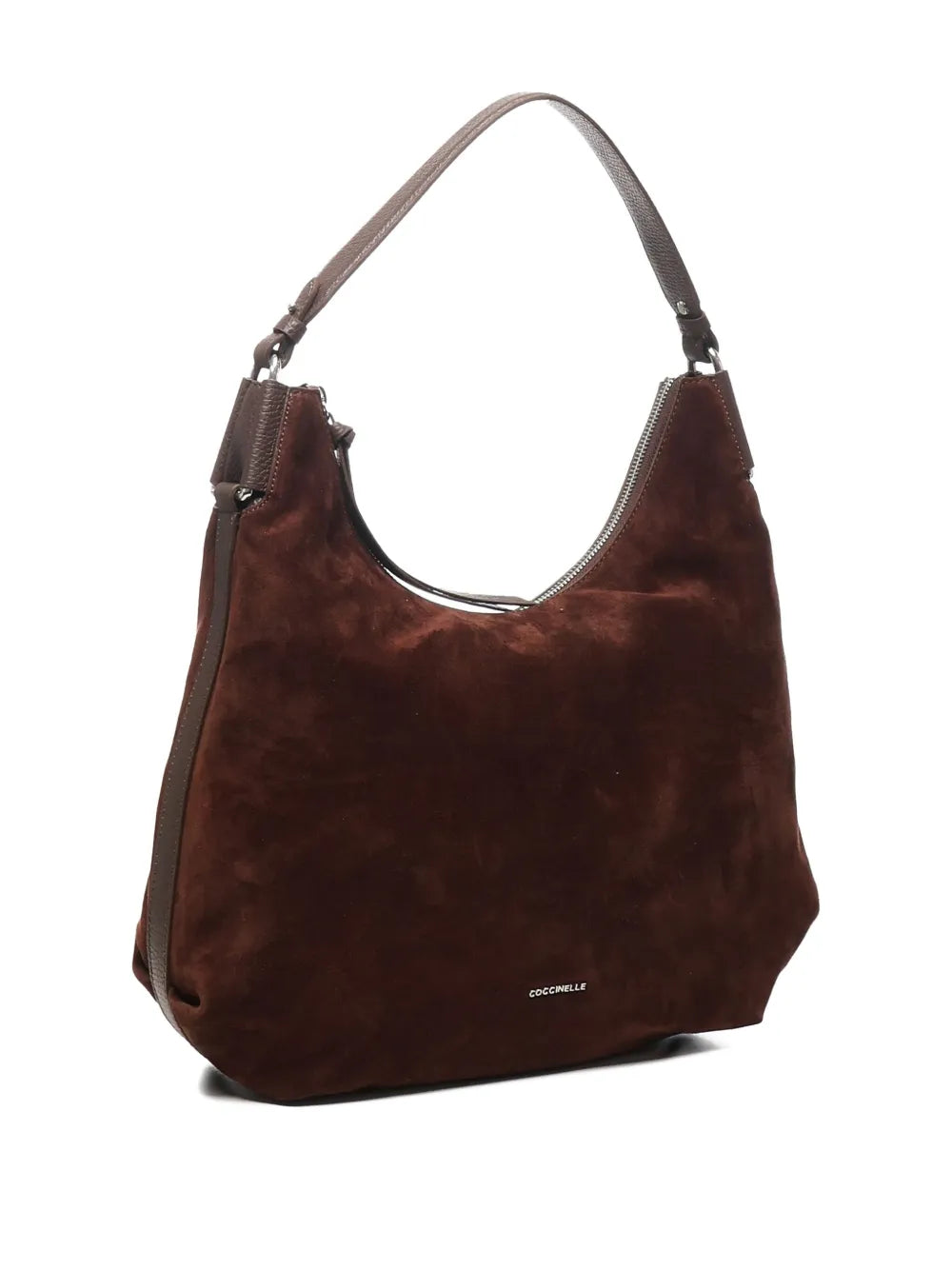 Coccinellesuede leather shoulder bag