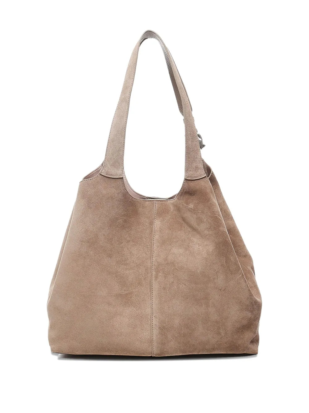 Coccinellemedium suede cufflink shoulder bag