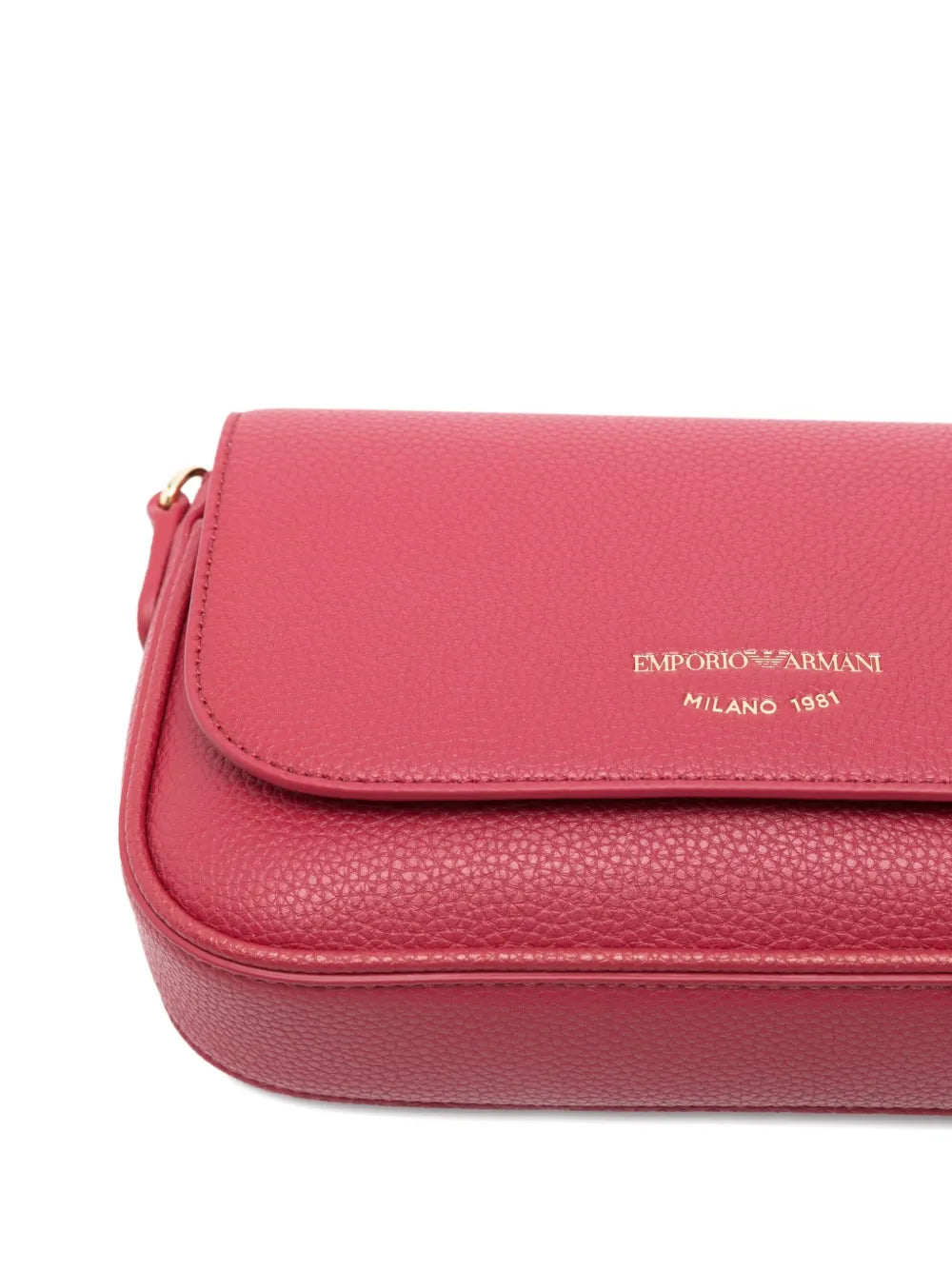 Emporio Armanilogo-debossed shoulder bag