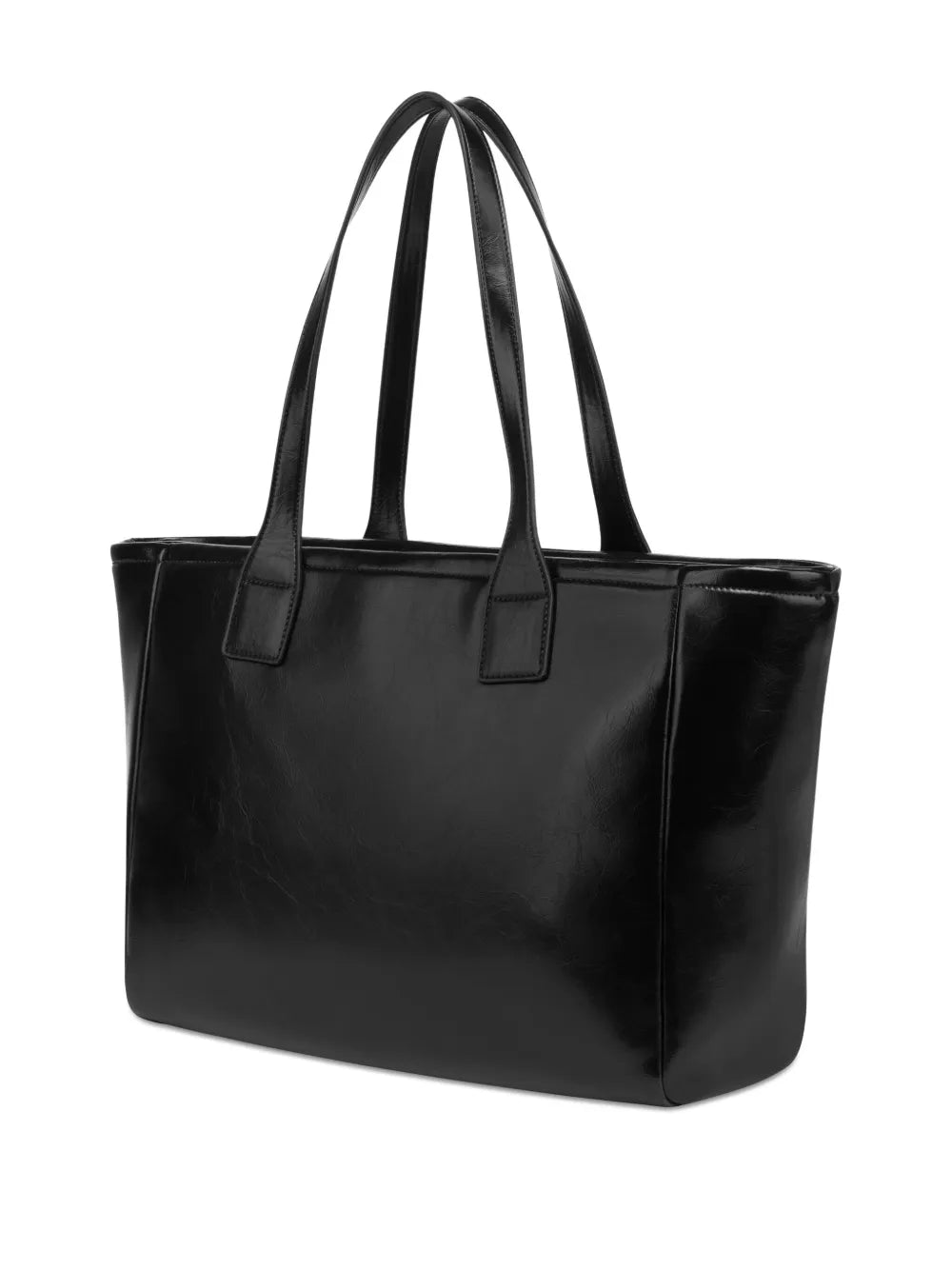 Love Moschinologo-plaque studded tote bag