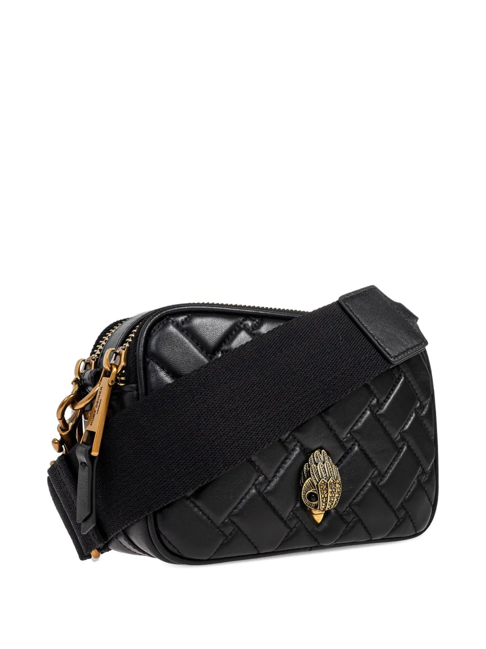 Kurt Geiger LondonDual-zip Drench Kensington quilted-woven camera bag