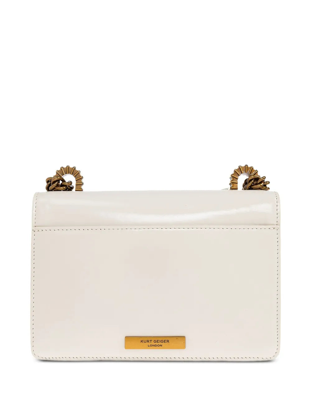 Kurt Geiger Londonbow embellished chain shoulder bag