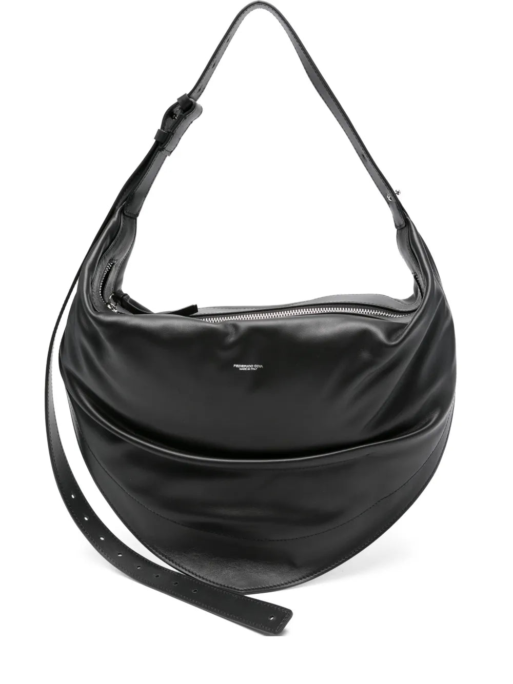 FEDERICO CINATortellino leather shoulder bag