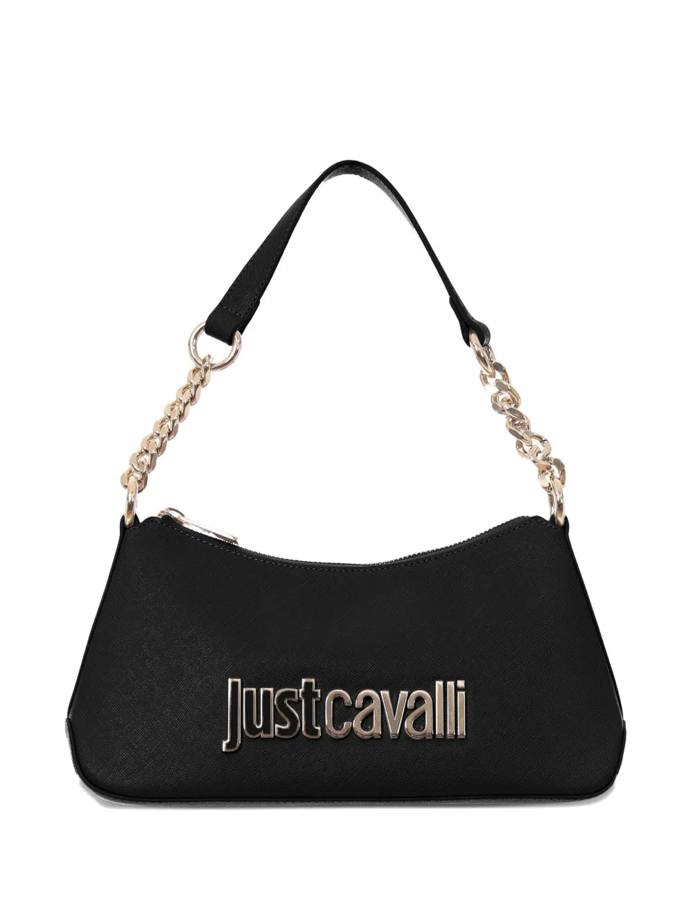 Just Cavallilogo-plaque chain-strap shoulder bag
