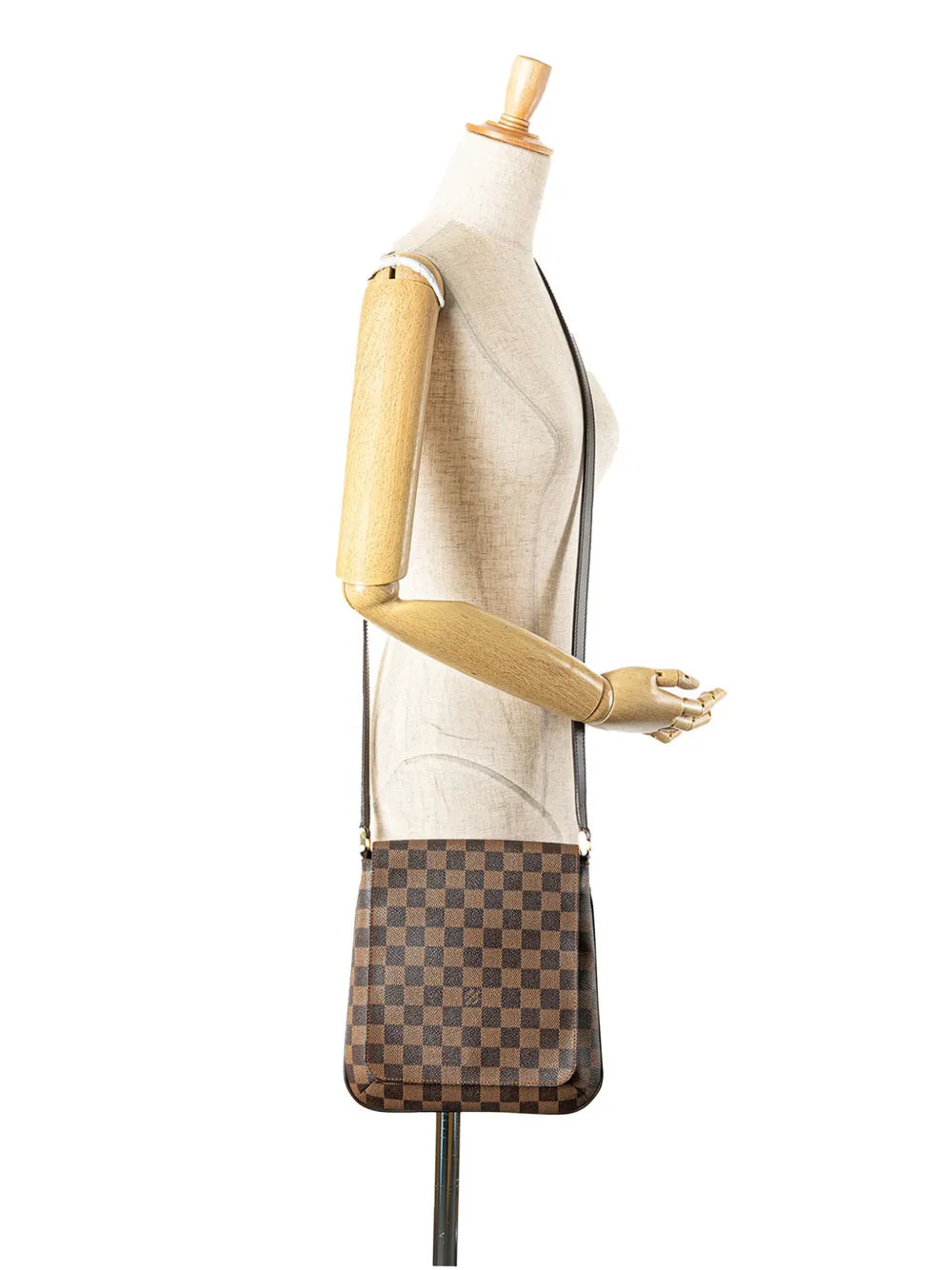Pre-OwnedLouis Vuitton Pre-Owned2004 Damier Ebene Musette Salsa Long Strap crossbody bag