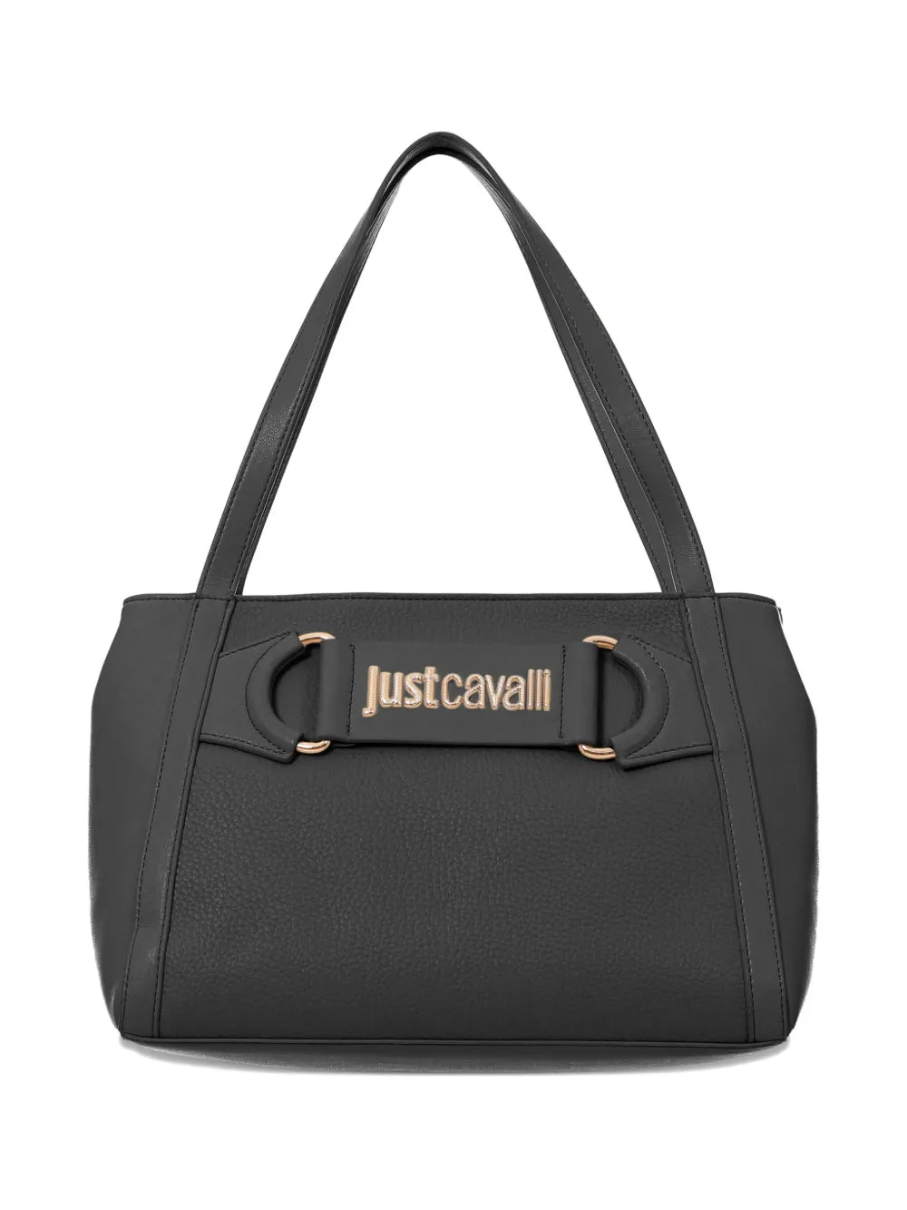 Just Cavallilogo-plaque top-handle shoulder bag