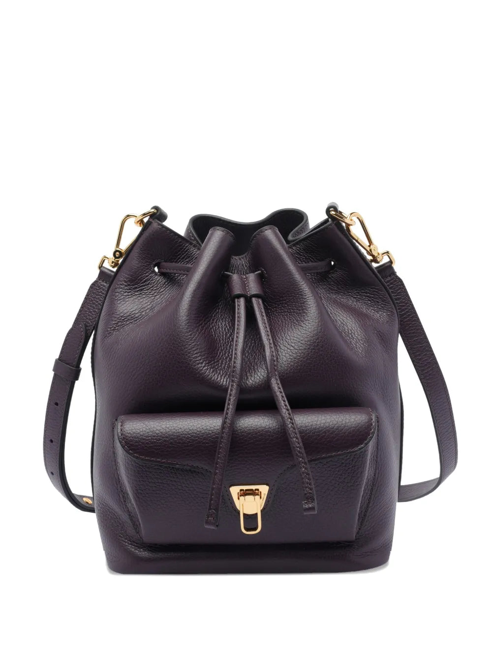 Coccinellebucket bag drawstring closure