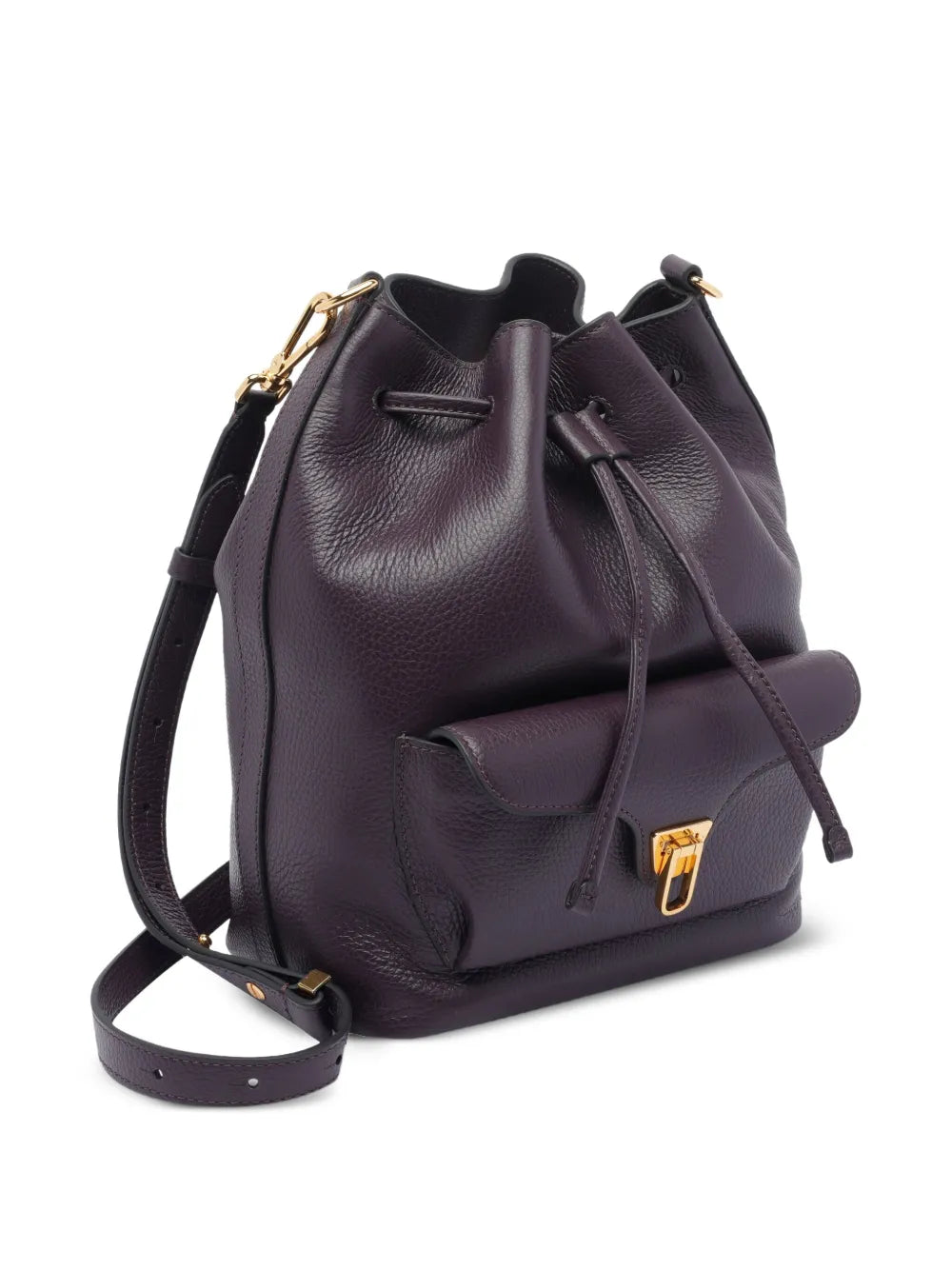 Coccinellebucket bag drawstring closure